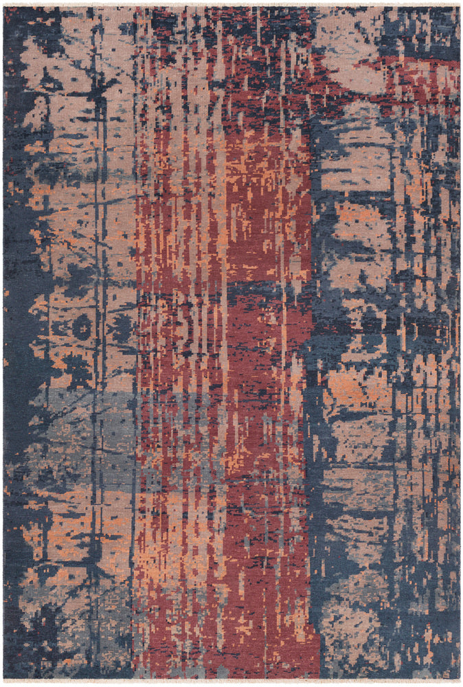 Surya Herkimer HRK-1000 Teal Wool Abstract Rug