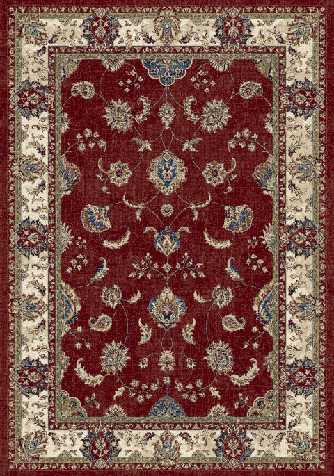 Modern Loom Ancient Garden 57158 Red/Ivory Traditional Rug