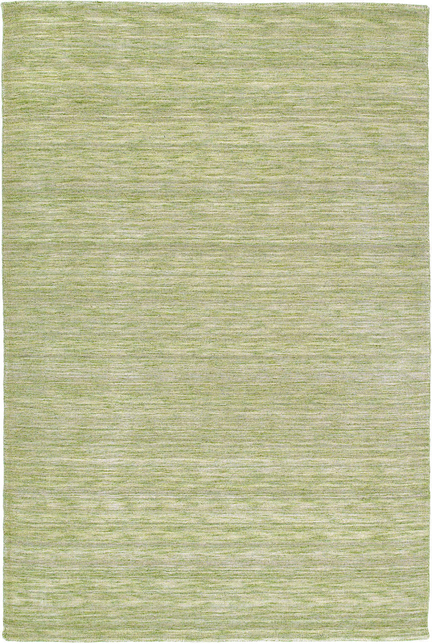 Modern Loom Renaissance Apple Green Striped Modern Rug