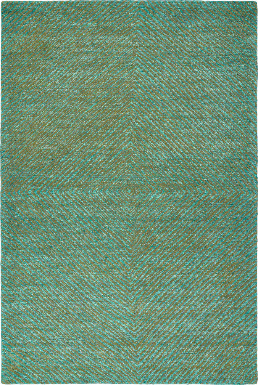 Modern Loom Textura Hand Tufted Dark Turquoise Modern Rug