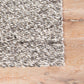 Modern Loom Living Scandinavia Rakel SCR07 Karlstadt Gray Silver Hand Loomed Wool Rug