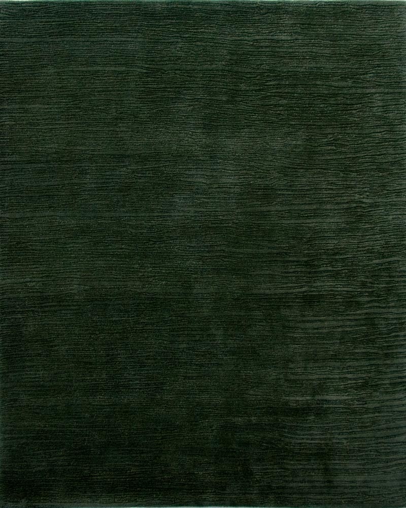 Solid Evergreen Shore Wool Rug